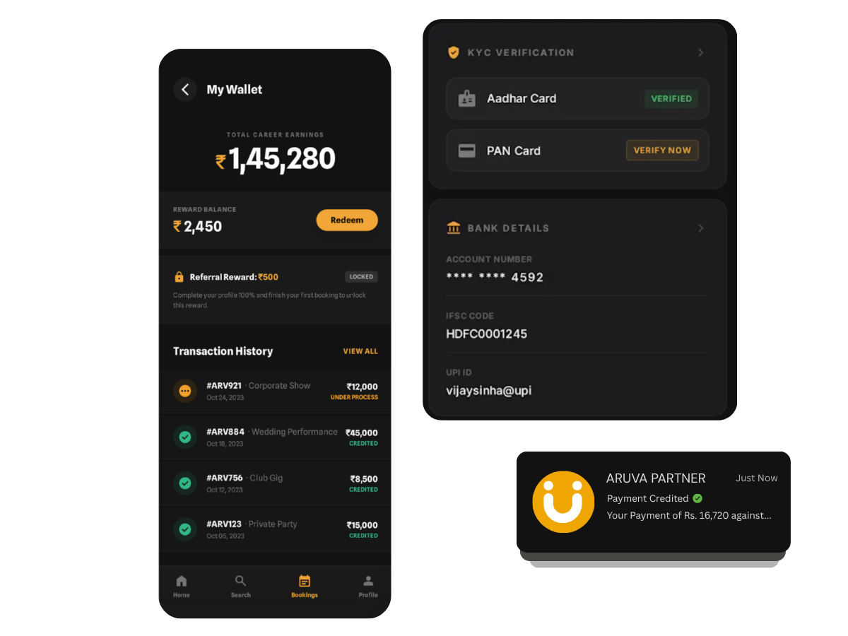 Artist Payout Dashboard